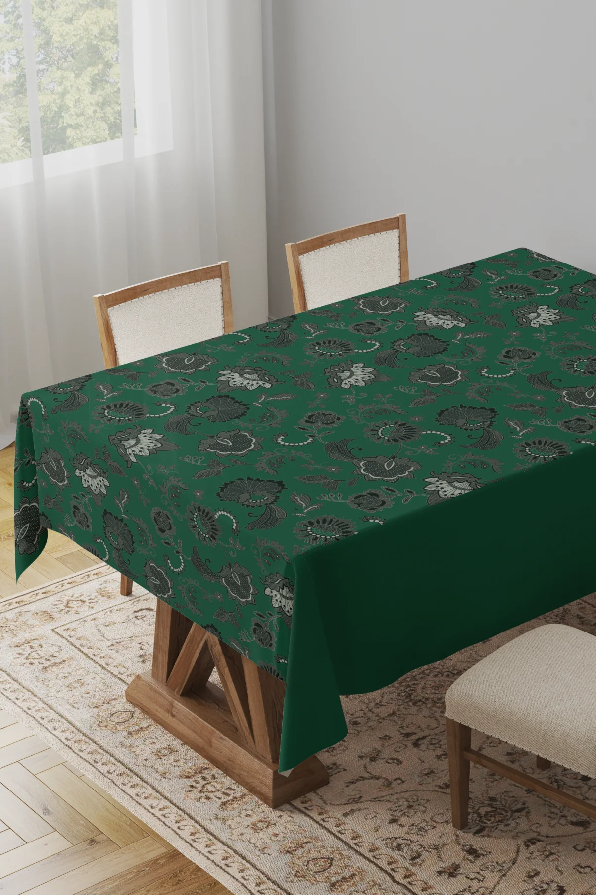 Emerald Legacy Lace Tablecloth - Atomnpay
