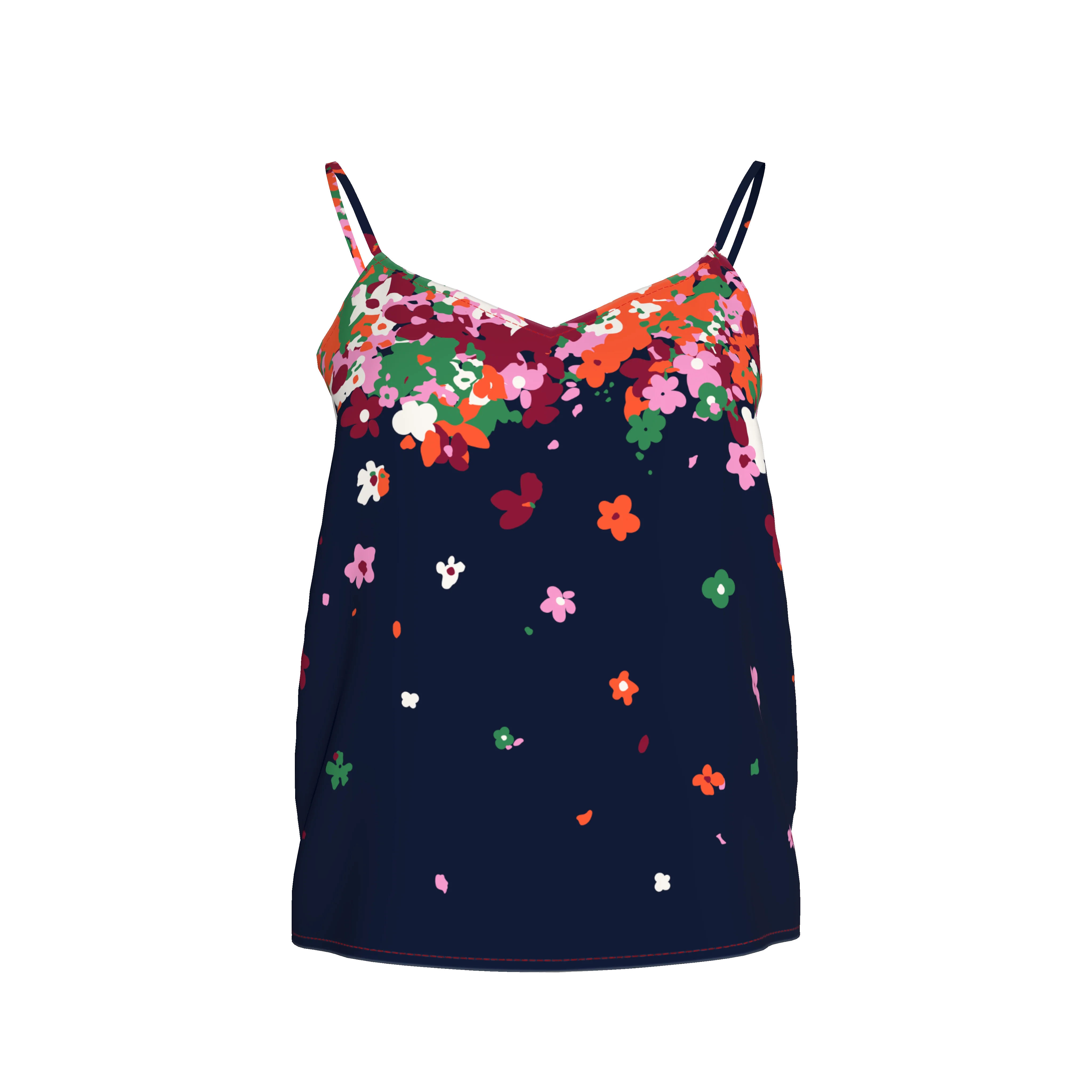 Khala Cami | Indigo Botanical Floral - Atomnpay